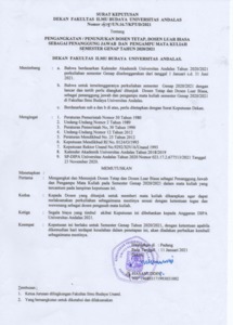 Sk Mengajar Genap Fib Document Repository Universitas Andalas